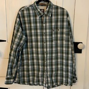 Men’s XL Timberland casual button down shirt.  Plaid print.